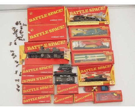 A large quantity of TRIANG/HORNBY OO gauge model railway rolling stock, mainly from the Battle Space series - G in F/G boxes 