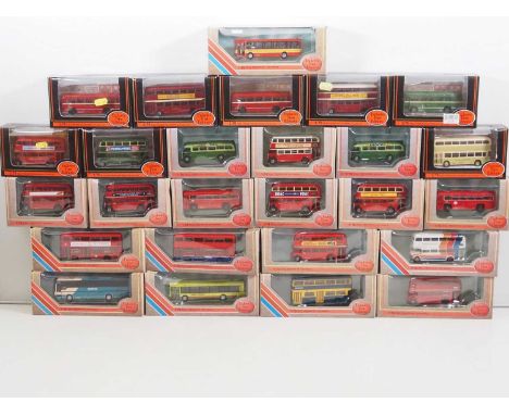 A group of EFE 1:76 scale diecast buses in mixed liveries - VG in G/VG boxes (26)