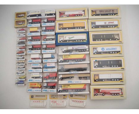 A quantity of IGRA HO scale plastic cars, vans and lorries - as new VG/E in G/VG boxes (Q)