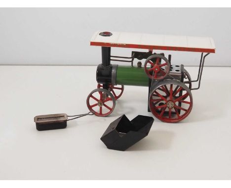 A MAMOD steam tractor - appears complete except for steering handle - F/G (unboxed)