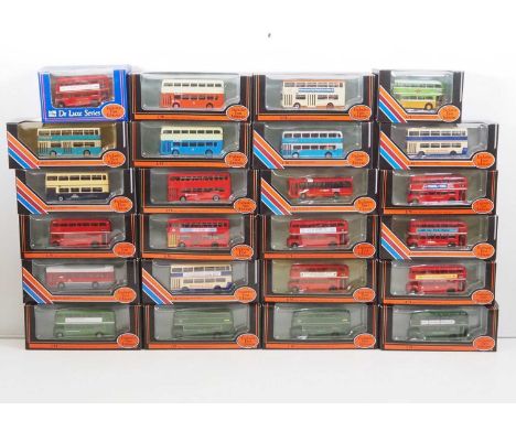 A group of EFE 1:76 scale diecast buses in mixed liveries - VG in G/VG boxes (24)