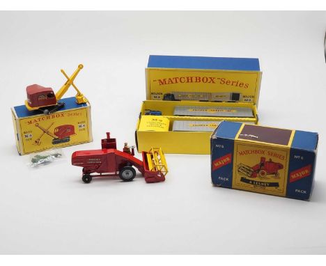A group of original MATCHBOX Major packs comprising: M4, M5 and M9 diecast model sets - G/VG in F/VG boxes (3)