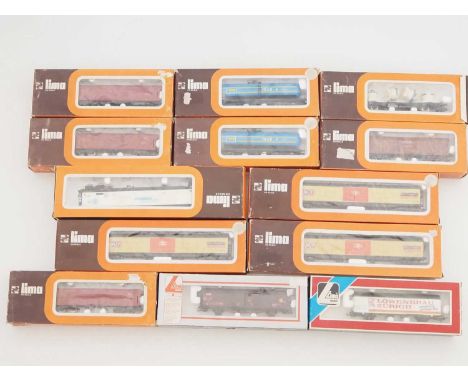 A group of HO gauge LIMA European Outline wagons - G/VG in G/VG boxes (13)