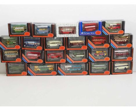 A group of EFE 1:76 scale diecast buses in mixed liveries - VG in G/VG boxes (22)