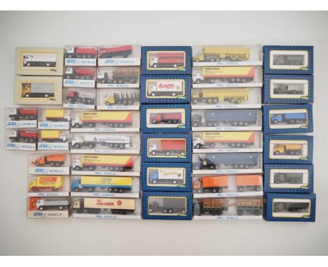 A quantity of IGRA HO scale plastic cars, vans and lorries - as new VG/E in G/VG boxes (Q)