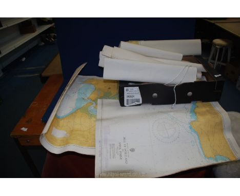 A quantity of Ordnance Survey maps including Somerset, Milford Haven, and North Devon, etc.
