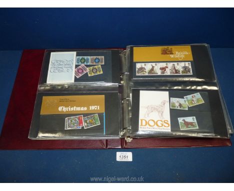 An album of First day covers including 1971 Anniversary, village churches, British birds, Christmas 1971, BBC broadcasting hi
