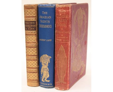 Lang, Andrew. The Crimson Fairy Book, first edition, London: Longmans, 1903, publisher's red cloth; The Arabian Nights Entert