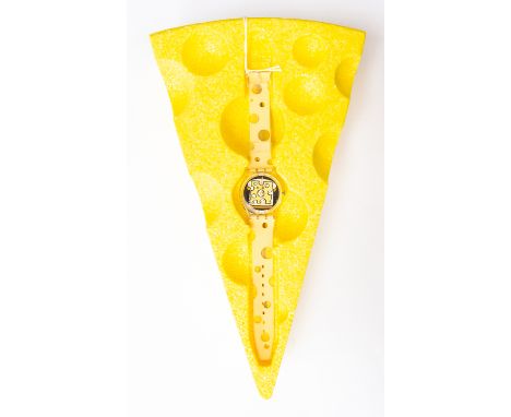 Swatch- A retro Swatch watch, limited edition 'Swiss Cheese' version, G920,&nbsp; in original box and packaging&nbsp;