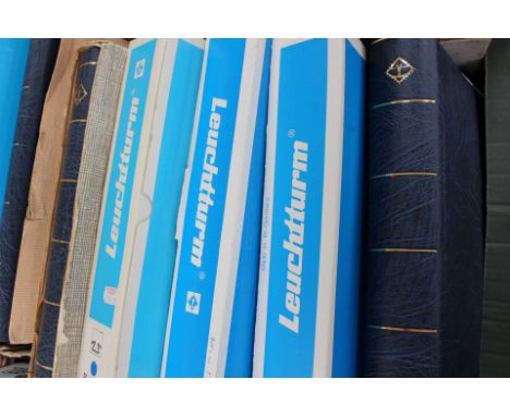 Three Leuchtturm albums of mint and unused Germany (1990's), one album of mint and unused Germany (1960/70's), one album of u