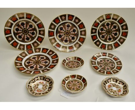 A group of Royal Crown Derby Imari ceramics (first quality) (Q)