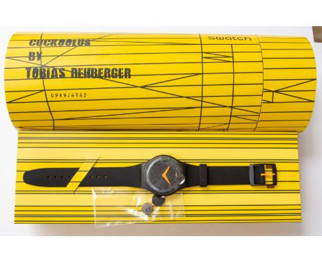 Swatch- A gents Swatch The Originals,&nbsp; 'Cuckoolus' watch, in original singing packaging&nbsp;