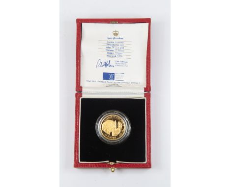 25 pound gold proof, 1997, Guernsey