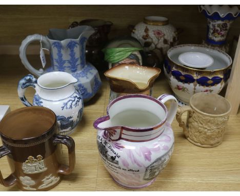 A group of mixed ceramics, Royal Worcester, Doulton etc