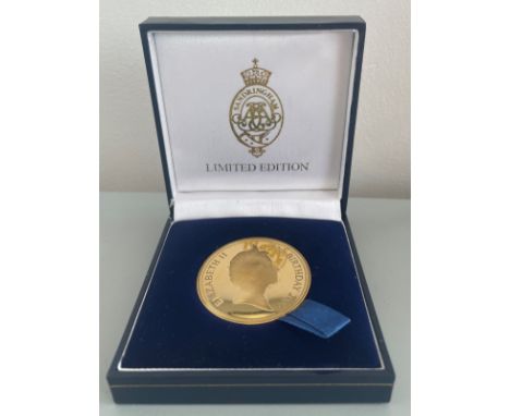 Queen Elizabeth 80th Birthday Limited edition coin 2006 presented in superb Sandringham blue box. Has Queens portrait to fron