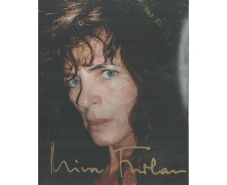 Actress Mira Furlan signed 10 x 8 colour portrait photo. Good condition. All autographs come with a Certificate of Authentici