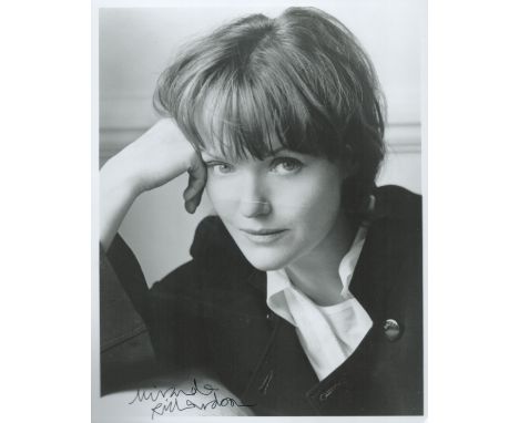 Miranda Richardson signed 10 x 8 inch b/w portrait photo. Good condition. All autographs come with a Certificate of Authentic