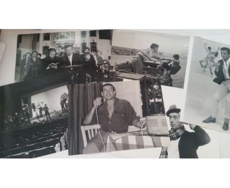 CINEMA, Yves Montand, selection, inc. on set, film scenes, press photos, on stage; Sanctuary, First of May, At the Olympia, 8