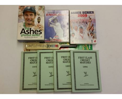 CRICKET, selection, inc. books, ACS First Class Matches (9), Playfair pocket annuals (30); Famous Cricketers &amp; Cricket Gr
