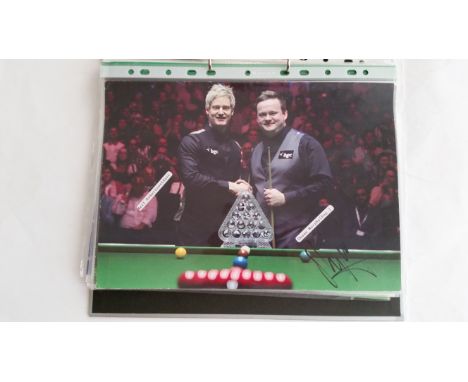 SNOOKER, signed photos (mainly colour), inc. Allen,. Lee, Reanne Evans, Davis, Higgins, Bingham, Watana, Dott, Yupeng, Parrot
