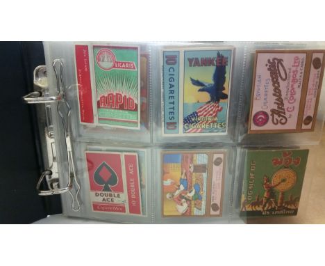 CIGARETTE PACKETS, selection, inc. hull only (38), Yankee, Double Ace, Piccadily, Colonial and Indian Exhibition, Rapid, Colo