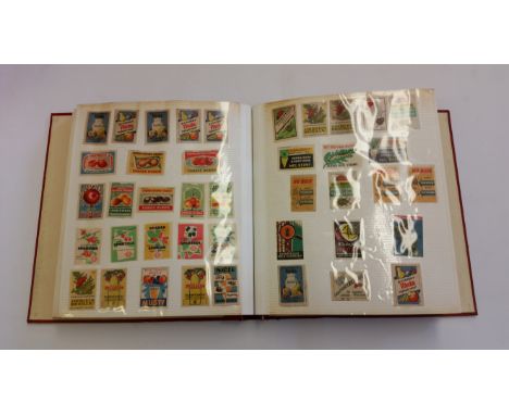 MATCHBOX LABELS, mixed selection, post-WWII, box and packet issues, home and export markets, inc. Australia, Poland, Sweden, 