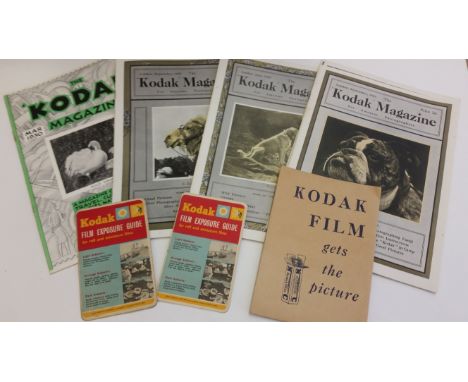 PHOTOGRAPHY, Kodak selection, inc. The Kodak Magazine (15), Sep 1923; Mar, June &amp; Sep 1925; Mar, May &amp; Nov 1930; Jun-