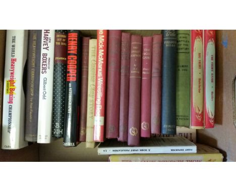 BOXING, selection, inc. hardback editions (5), Henry Coopers Book of Boxing (signed to title page); The Ring by Nat Fleischer