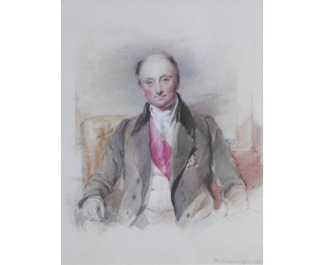 George Richmond RA (1809-1896)
Portrait of Rowland Hill, Viscount Hill of Hawkstone and Almarez,
signed and dated 1835 lower 