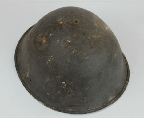 first world war British Army brodie helmet (worn condition)