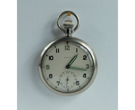 Doxa Military pocket watch marked to the back with broad arrow G.S.T.P H09067 , in good working order