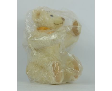 Steiff millennium teddy bear 2000 exclusively for Danbury Mint in sealed plastic bag