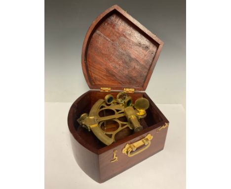 A Stanley of London marine sextant, serial No 96793, cased