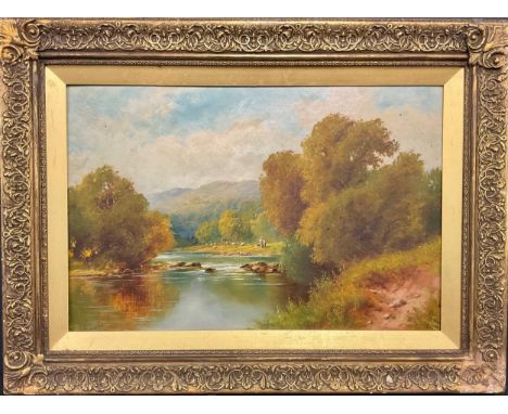 S Jowett  Nr Dovedale, Derbyshire  signed, oil