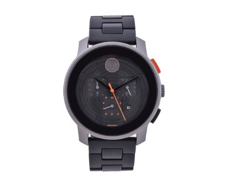 Movado, Bold, Ref. MB.01.1.22.6058, Aluminium and composite chronograph wrist watch with date, no. 12141566, circa 2015   Mov