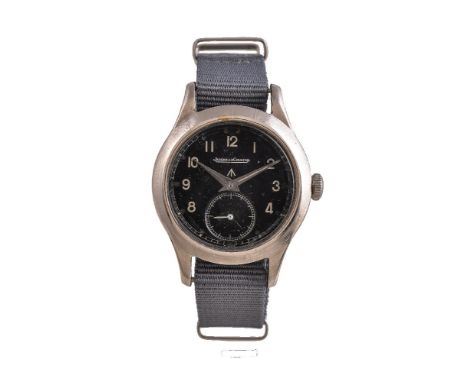 Jaeger-LeCoultre, WWW,   Base metal military wrist watch, no. 280242, F9543, circa 1945   Movement: Cal.479, hand wound, 17 j