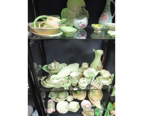 A collection of Carlton ware the Garden pattern to include, Foxglove, Apple Blossom etc  