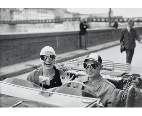 Ruth Orkin (1921-1985)Couple in MG, Florence, Italy, 1951Gelatin silver print, printed later, signature blindstamp in the mar