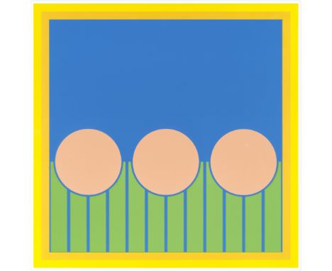 Yinka Ilori M.B.E. (British/Nigerian, born 1987)Sometimes The Grass Is Greener On The Other Side, 2021 signed 'YINKA ILORI' (