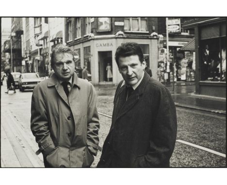 Harry Diamond (British, 1924-2009)Francis Bacon and Lucian Freud outside the 'French' pub, London, 1973Gelatin silver print, 