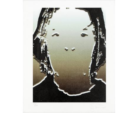 David Bowie (British, 1947-2016)Untitled (self-portrait), 2002no.165 of 175, photo-lithographic print of Bowie in a head and 