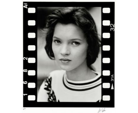 David Ross (British, born 1960)Kate Moss, First Sitting 26.10.1988, 1988Gelatin silver print, printed later, signed and numbe