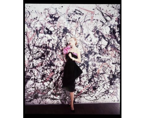 Cecil Beaton (British, 1904-1980)Fashion Study With Painting By Jackson Pollock, Vogue, 1951, printed January 1999no.4, dye-b