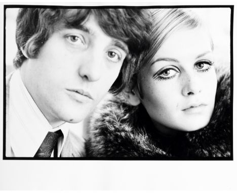 Iain MacMillan (British, 1938-2006)Twiggy &amp; Justin de Villeneuve, 1960soriginal vintage photographic print of model Twigg