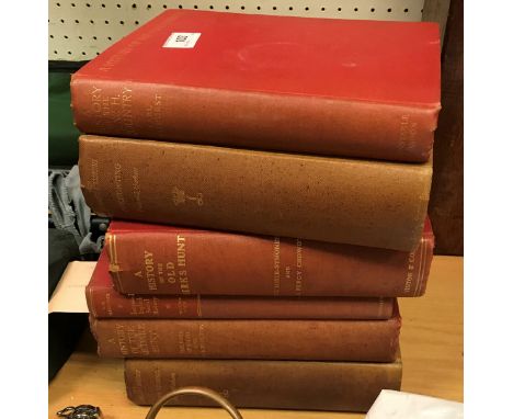 A collection of various books to include EARL BATHURST "A History of the VWH Country", published Constable &amp; Co. Limited 