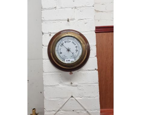 1940s SHIPS BAROMETER PRESENTED TO "BALLYNAFIEGH" METHODIST CHURCH 