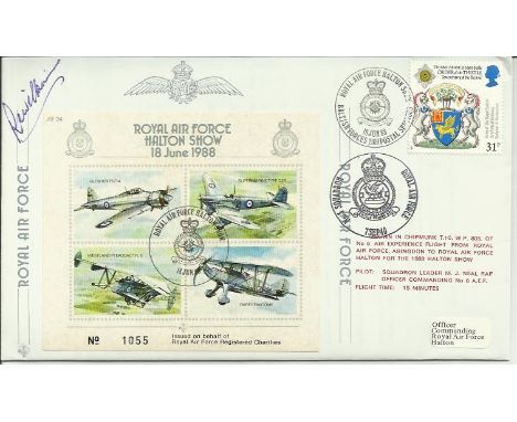 F/Lt R C Wilkinson 1988 RAF Halton JSF RAF cover signed by Battle of Britain veteran F/Lt R C Wilkinson, 3 Sqn Hurricanes. Go