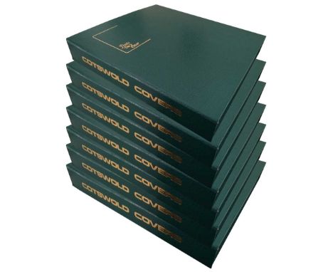 Cotswold FDC collection in Eight Huge cover albums. There are 7 green 1 black albums with gold Cotswold Covers logo on spine 