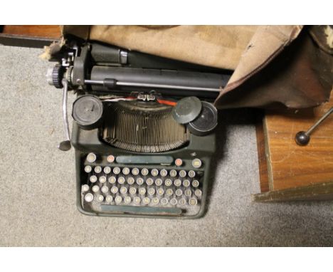 A VINTAGE BAR - LOCK TYPEWRITER A/F