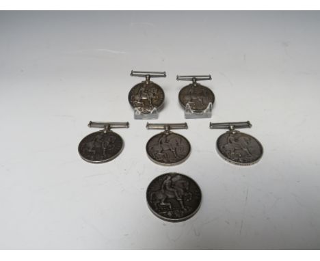 A COLLECTION OF SIX WW1 SILVER MEDALS, comprising 234996 SPR.A. SAVINGS. R.E., 2830 PTE. V. DAFFORN. R. FUS., 355499 PTE. J.E